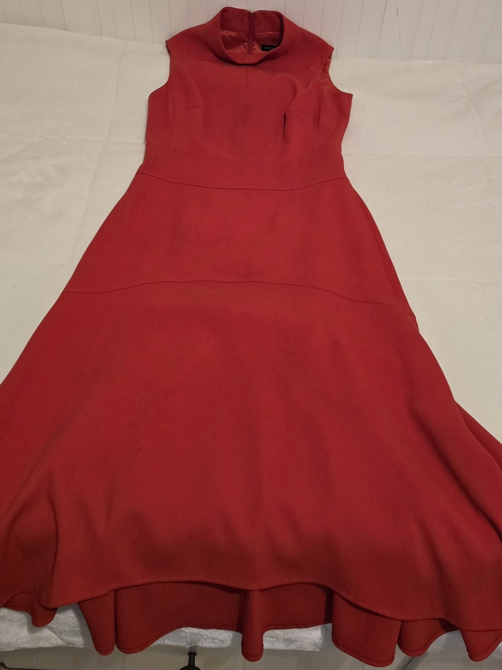 Karen Millen Bold Red Midi Dress - Picture 2 of 4
